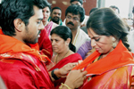 Ram Charan Upasana at Tirumala Photos